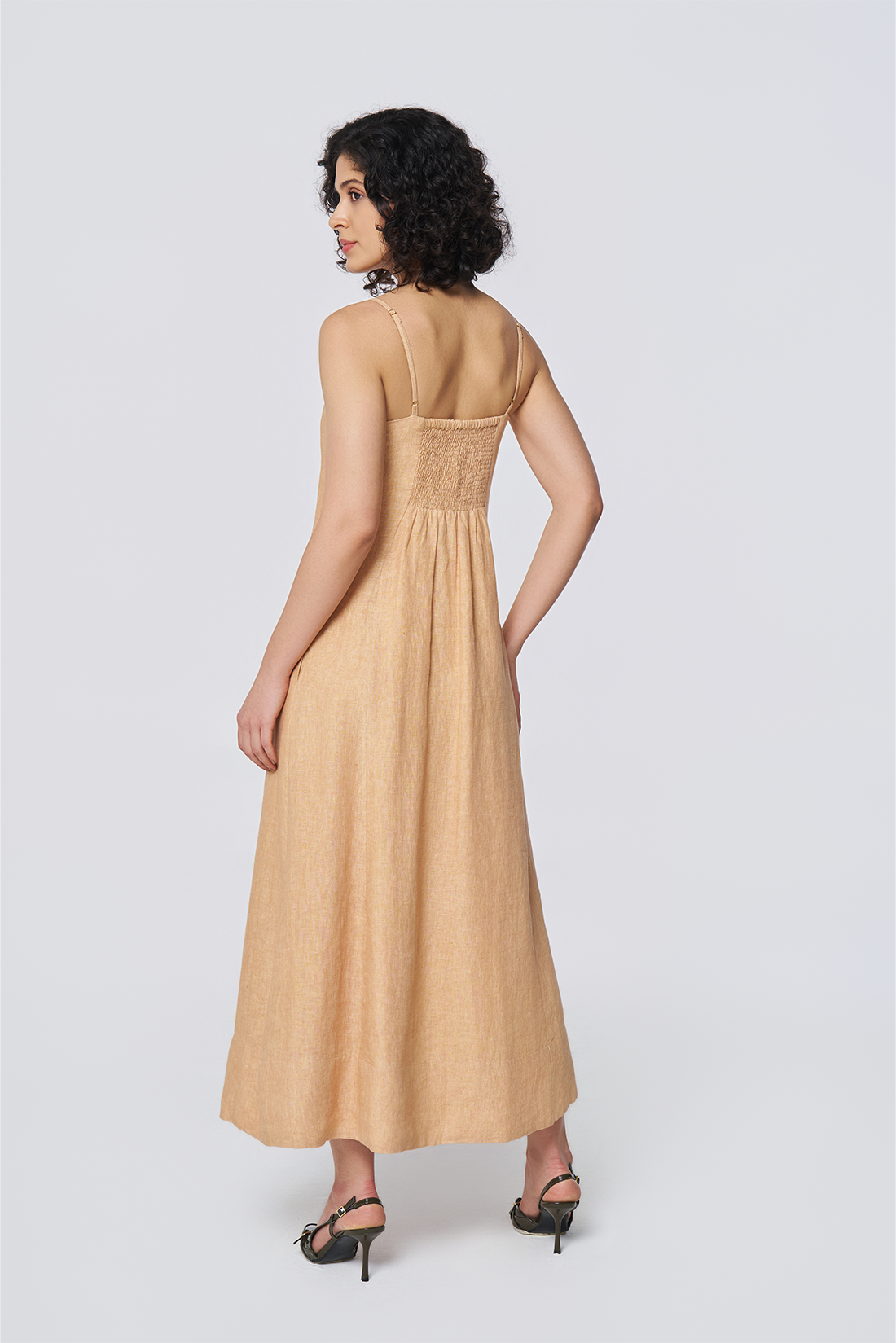 Terra Linen-Blend Maxi Dress