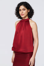 Ruby Glaze Halter Set
