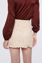 Lace Silk 9 to 5 Skirt