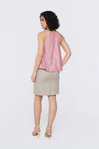 Cream Boardroom Skirt
