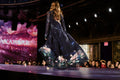 Navy Midnight Swan Printed Cape
