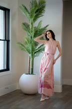 Lily of the Valley Blossom Maxi Dress
