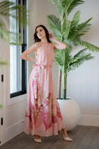 Lily of the Valley Blossom Maxi Dress