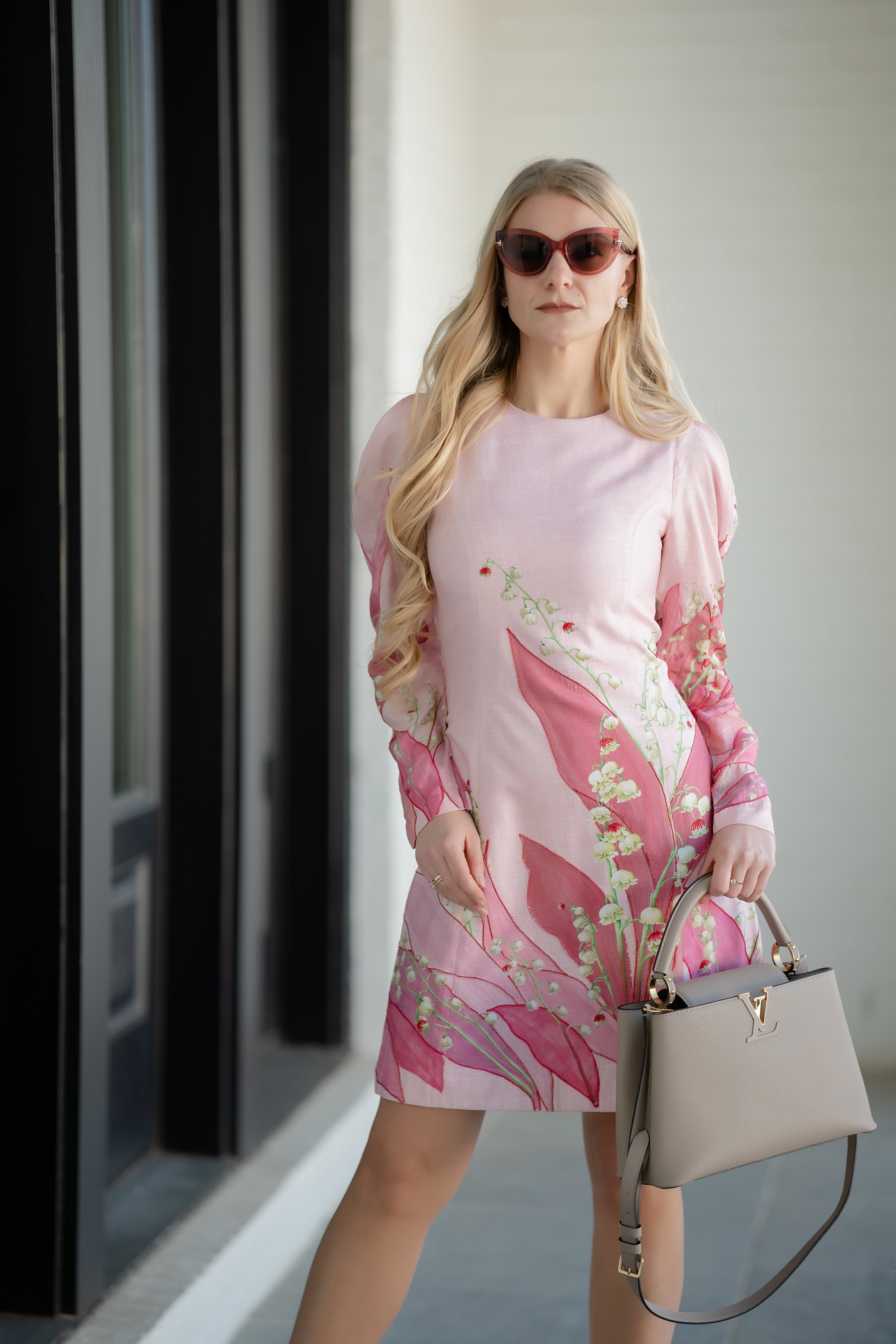 Lilly of the Valley Blossom Sheath Dress