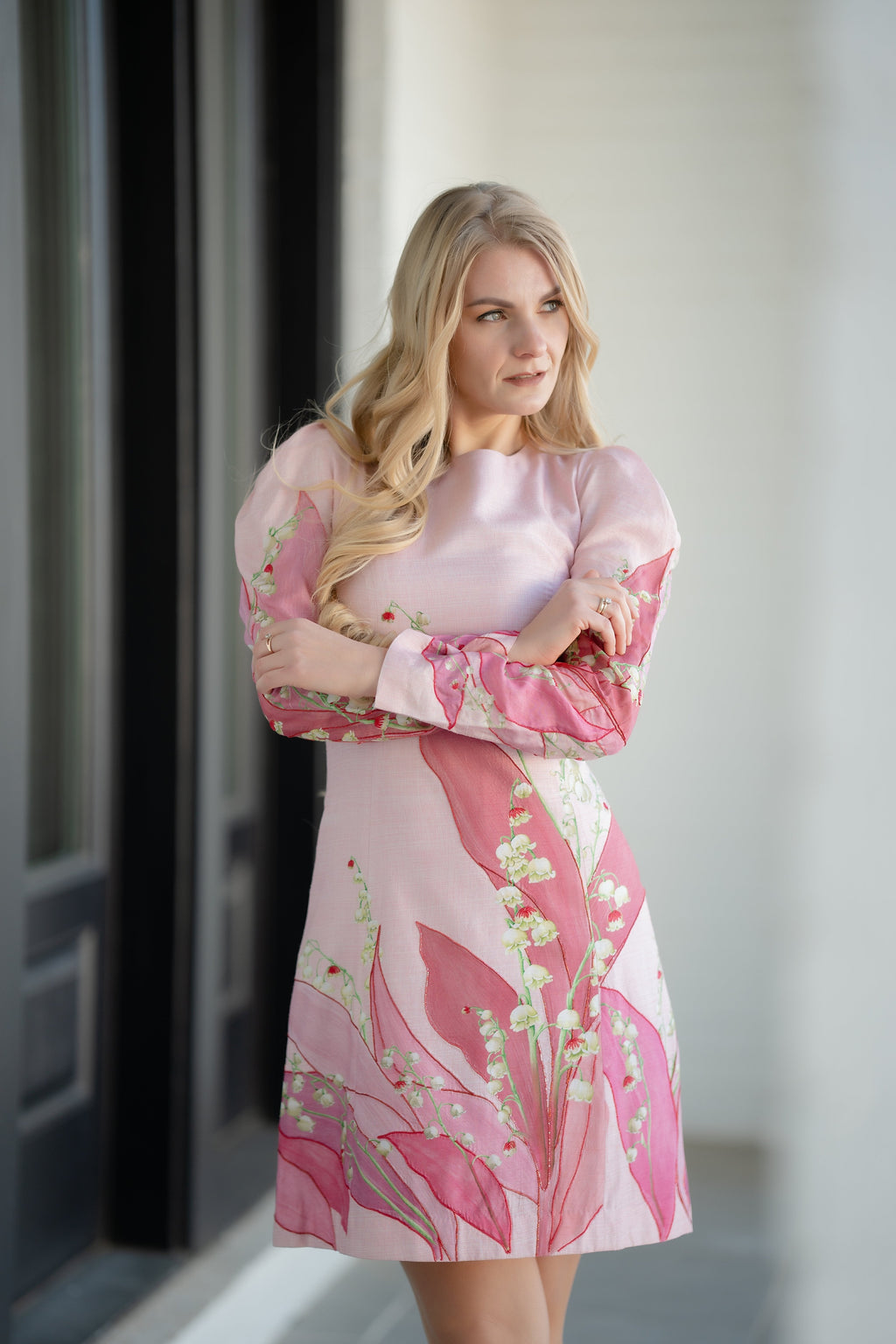 Lilly of the Valley Blossom Sheath Dress