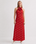 Blossom Halter Maxi Dress