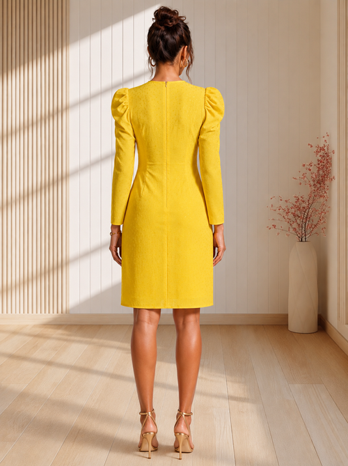 The Solstice Jacquard Shift Dress